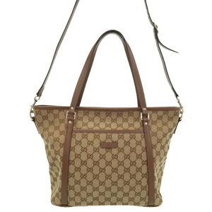 Gucci GG Monogram Joy Tote Flower Brown